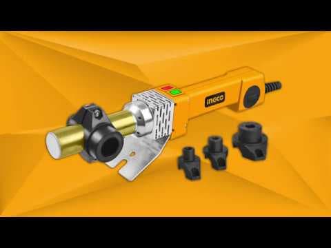 Miniatură video: INGCO Plastic tube welding tool PTWT8001