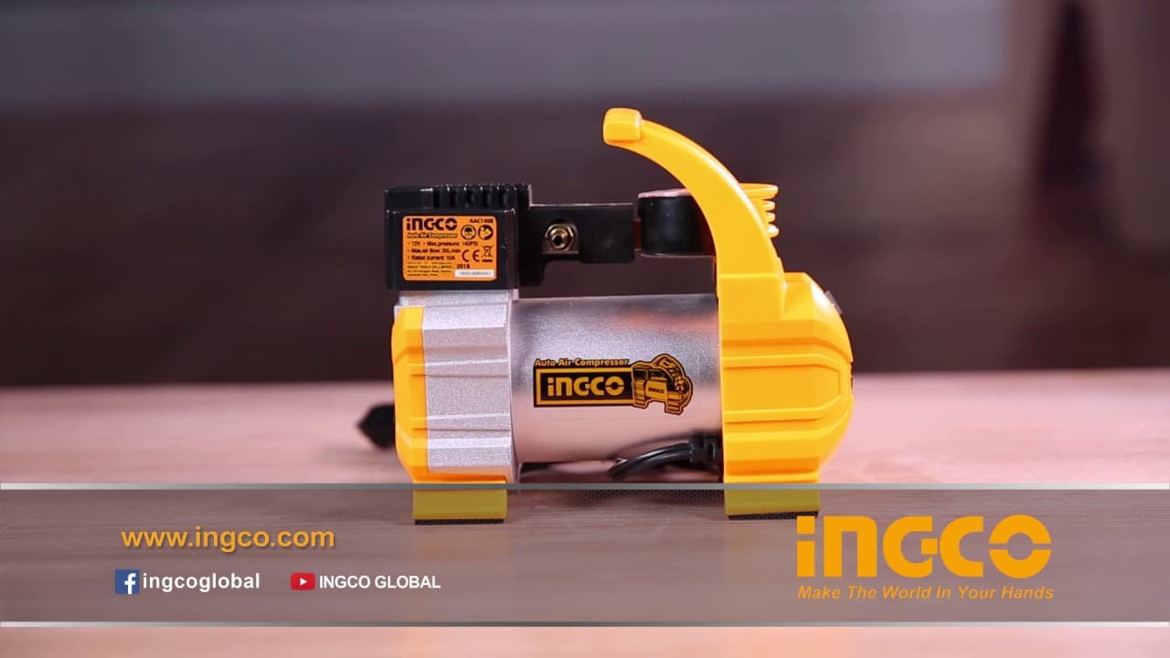 Miniatură video: INGCO Auto air compressor AAC1408