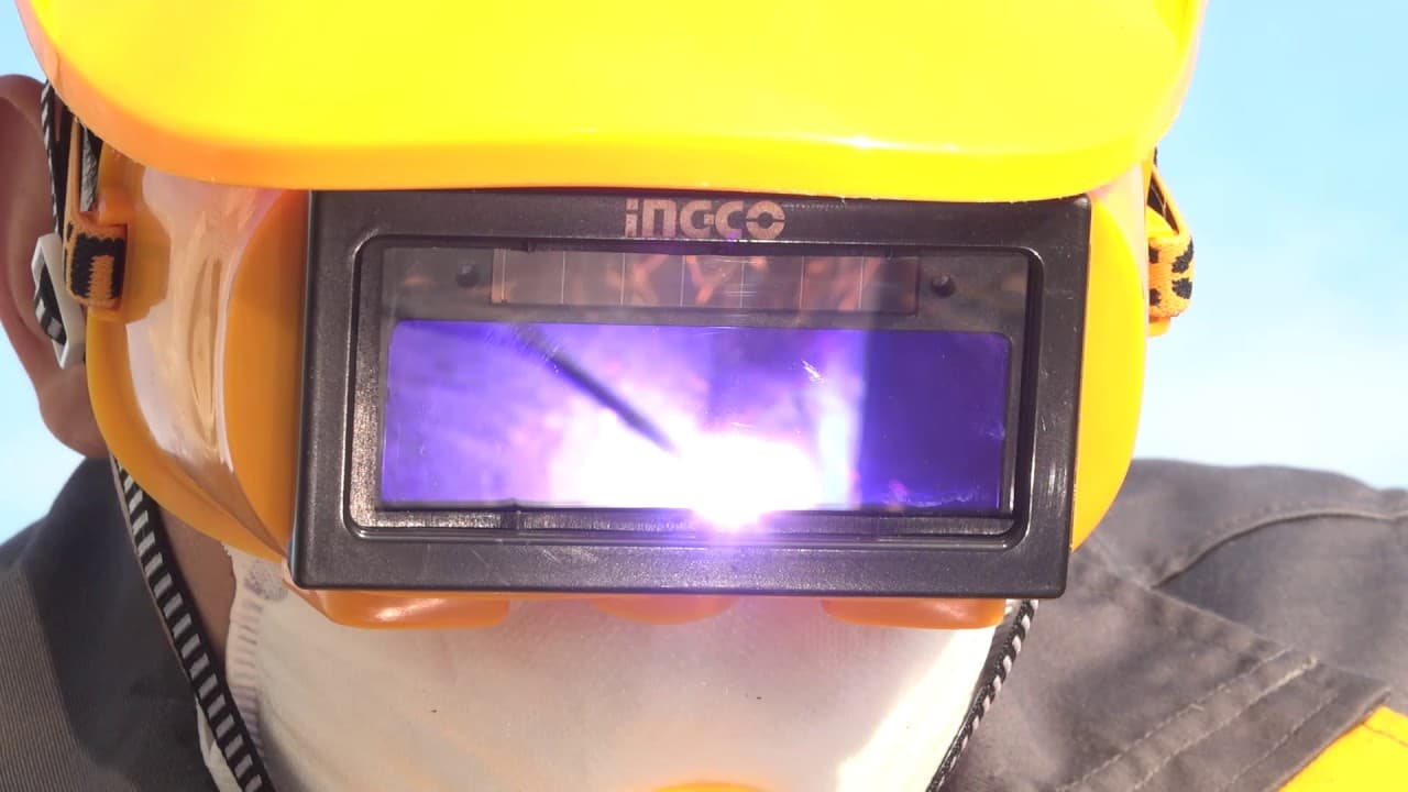 Miniatură video: INGCO AHM112 Auto darkening welding goggle