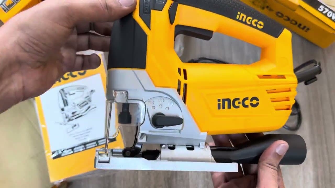 Miniatură video: INGCO 800W Jig Saw JS80028 Unboxing by Buttar Enterprises 03350506506 | Lahore Pakistan