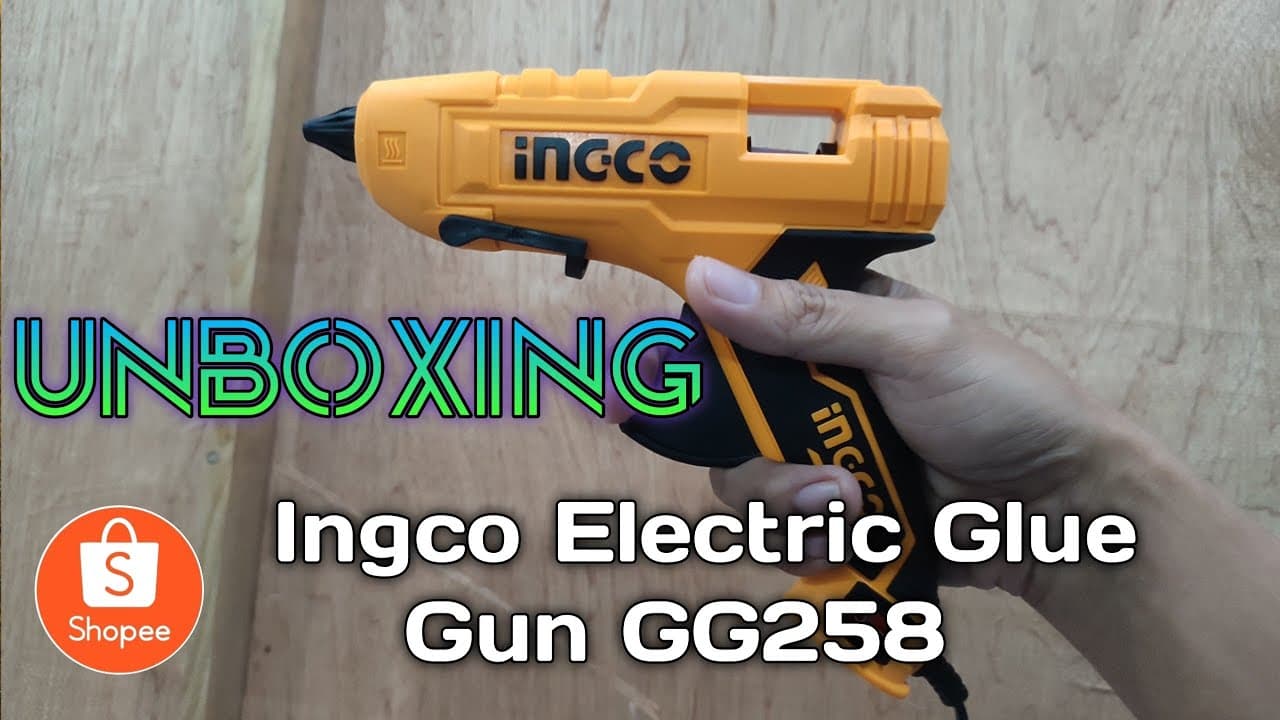 Miniatură video: Unboxing Ingco Electric Glue Gun GG258