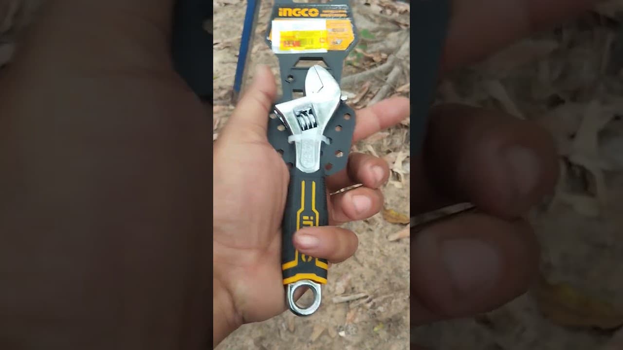 Miniatură video: ประแจเลื่อนingco 6" hadw131068