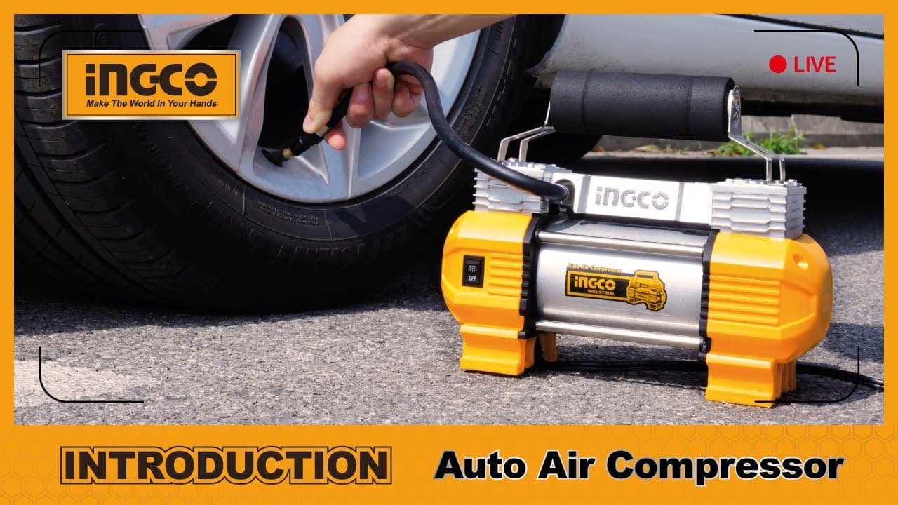 Miniatură video: INGCO Auto air compressor AAC2508