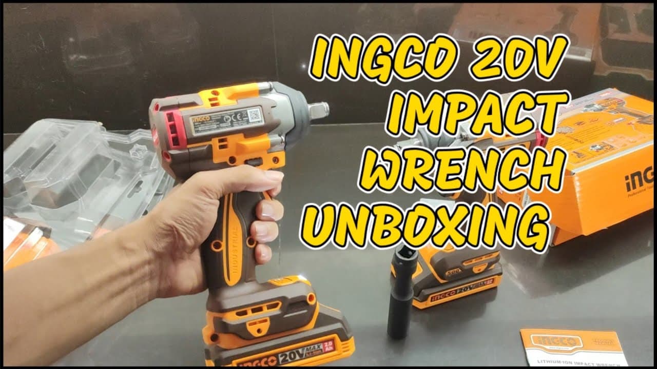 Miniatură video: INGCO 20V IMPACT WRENCH CIWLI20501 UNBOXING