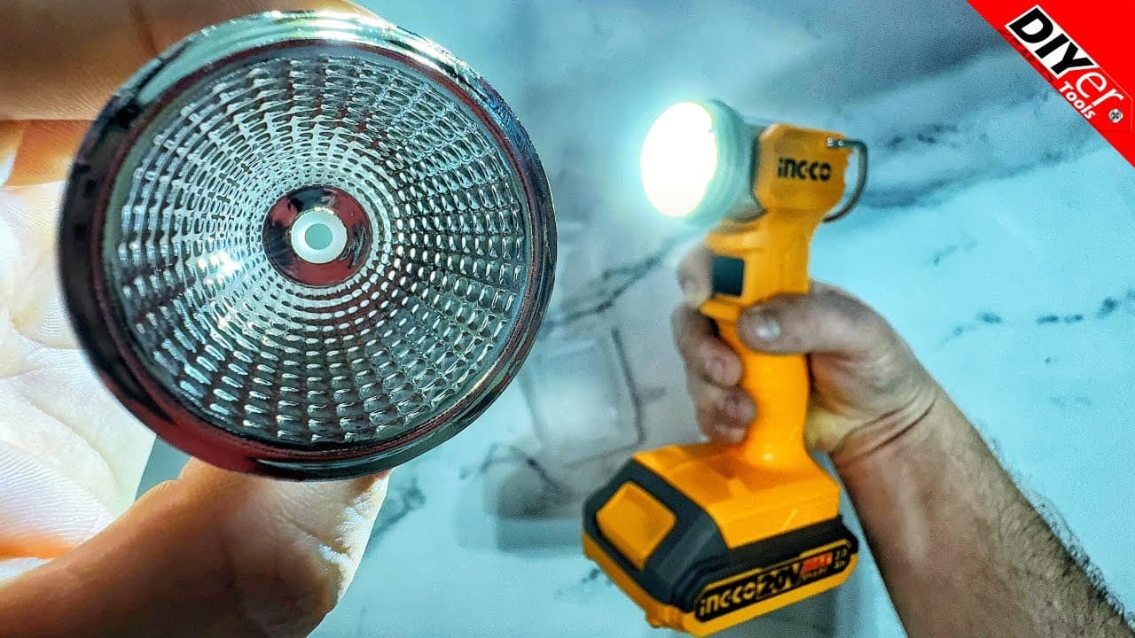 Miniatură video: INGCO CWLI2023 Cordless LED Flashlight | Unboxing, Review & Test (Best 20V Work Light)
