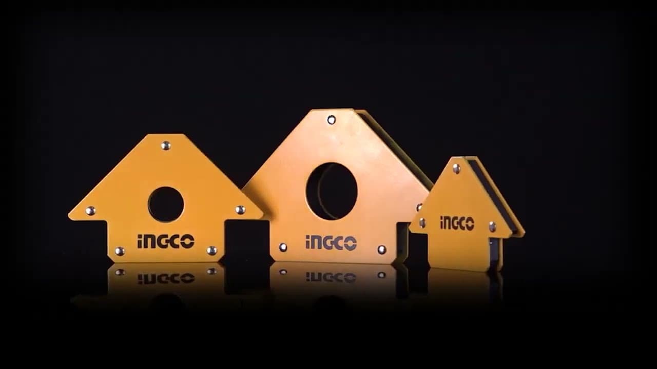 Miniatură video: Bộ ke góc hàn nam châm 6 chi tiết INGCO AMWH6001| tecostore.vn