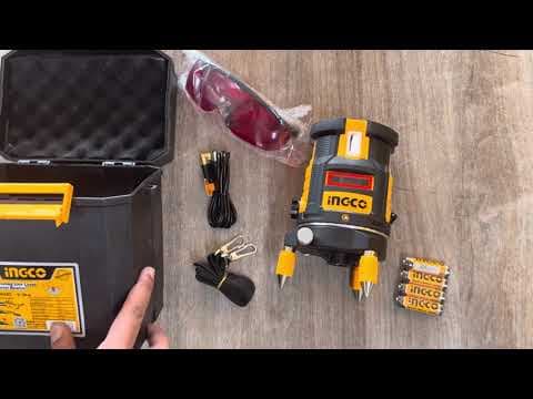 Miniatură video: INGCO Self Levelling Line Laser HLL306505 unboxing by Buttar Enterprises 03350506506 Lahore Pakistan