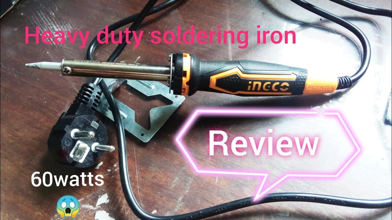 Miniatură video: ingco SI0268 60watts soldering iron review