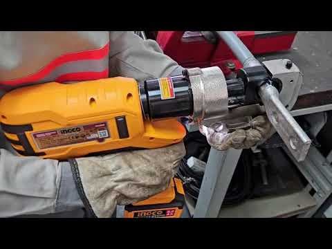 Miniatură video: ALICATE DE CRIMPAGEM 120KN 16-400MM² INGCO À BATERIA 20V