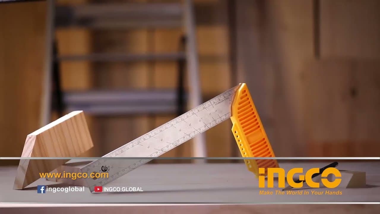 Miniatură video: ANGLE SQUARE - INGCO - HAS123002