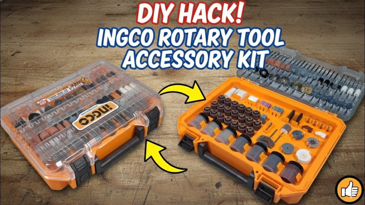 Miniatură video: DIY INGCO AKMG4208 420PCS ACCESSORIES SET UNBOXING & TEST REVIEW