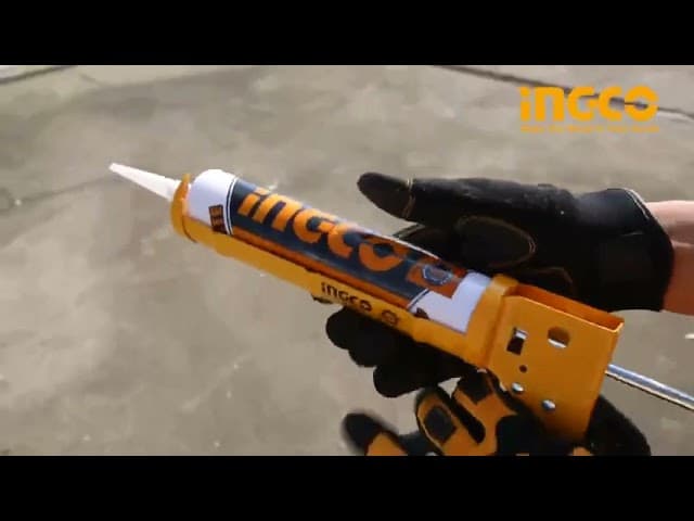 Miniatură video: Cara Mudah Silikon Kusen Jendela Alumunium INGCO HCG0909