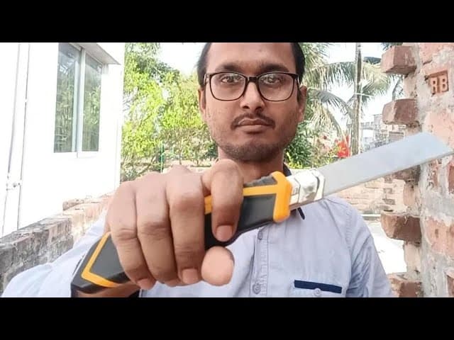 Miniatură video: Ingco Anti Cutter /New Snap-Off Blade - HKNS16518 Cutter Review and testing