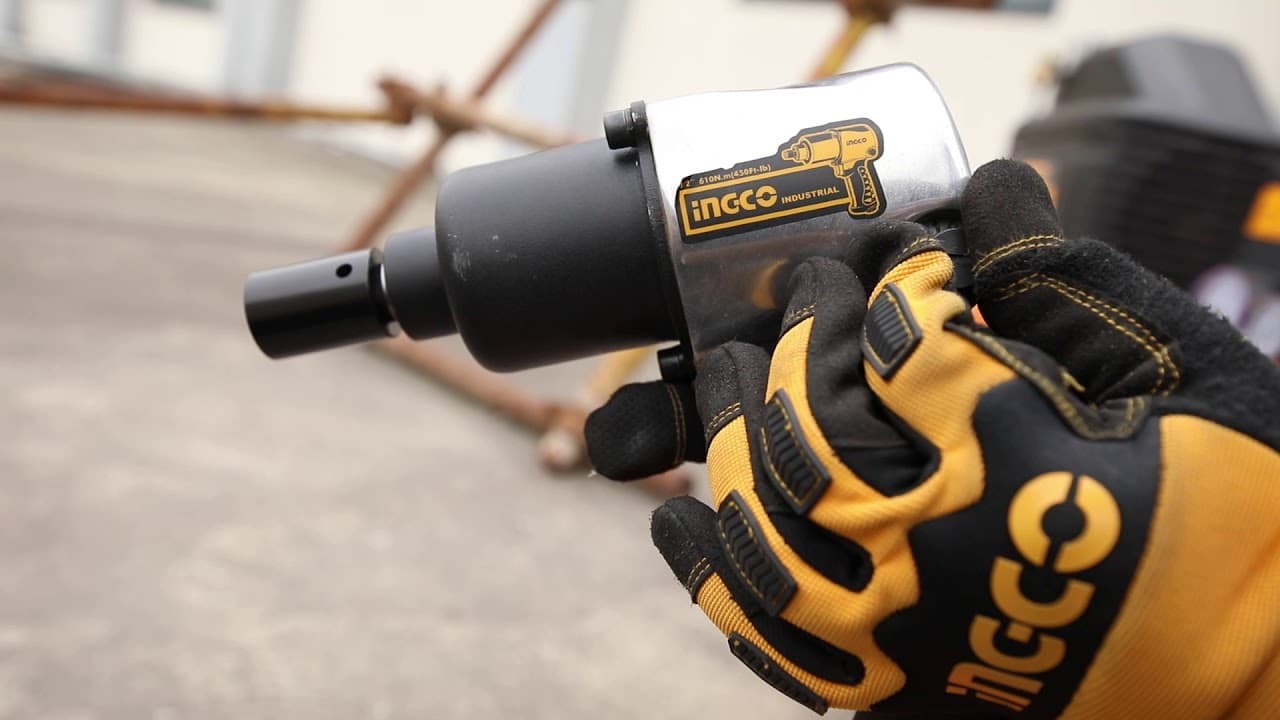 Miniatură video: INGCO Air Impact Wrench, AIW12562