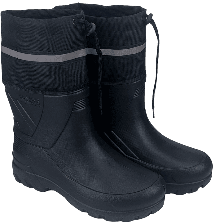 Cizme Barbati negre RH01 Banda reflectorizanta  6per/bax
