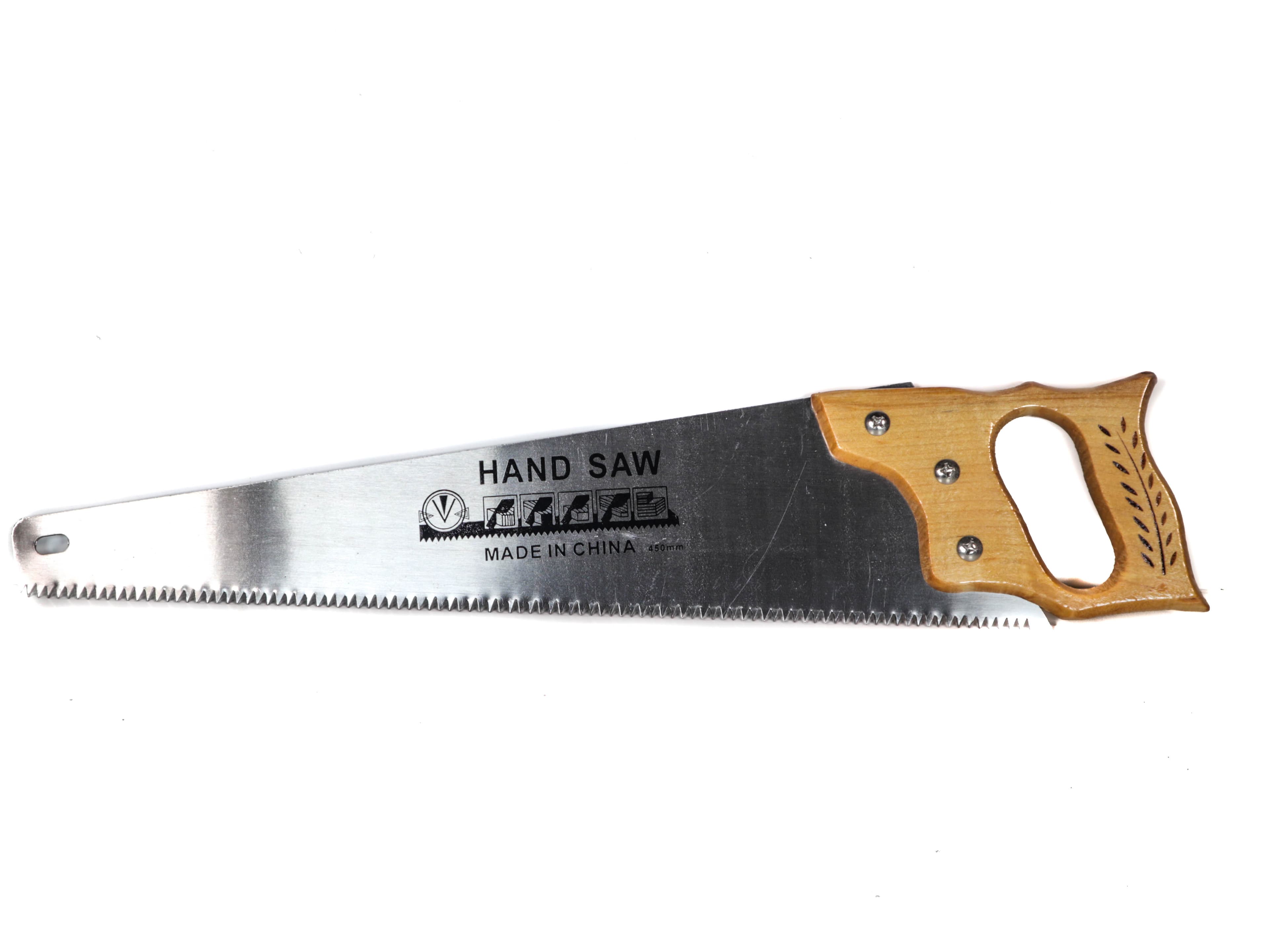 Fierastrau Manual Lemn cu Maner Lemn 45cm