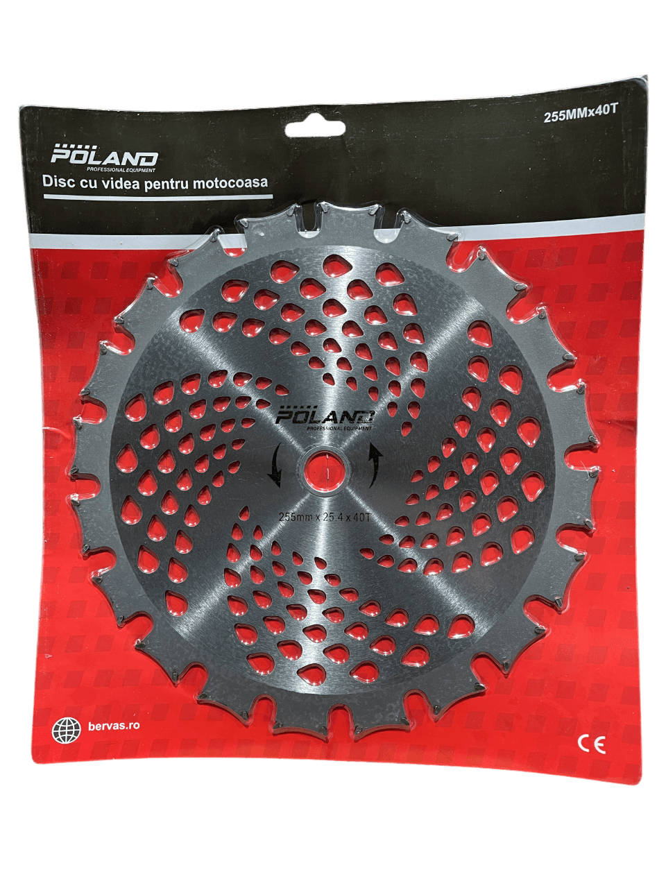 Disc Motocoasa cu Widia 255 mm dublu sens
