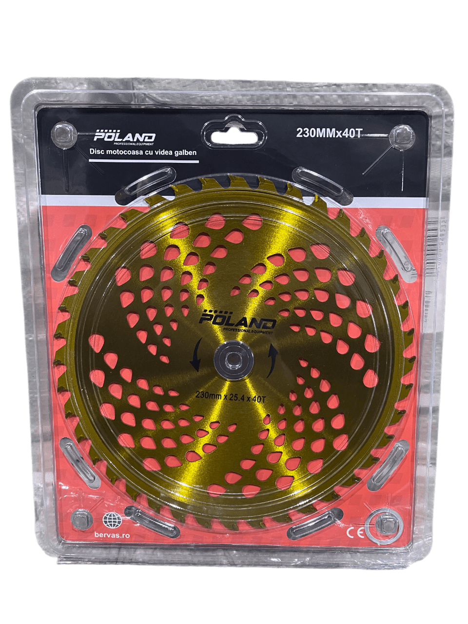 Disc Motocoasa cu Widia 230mm Galben