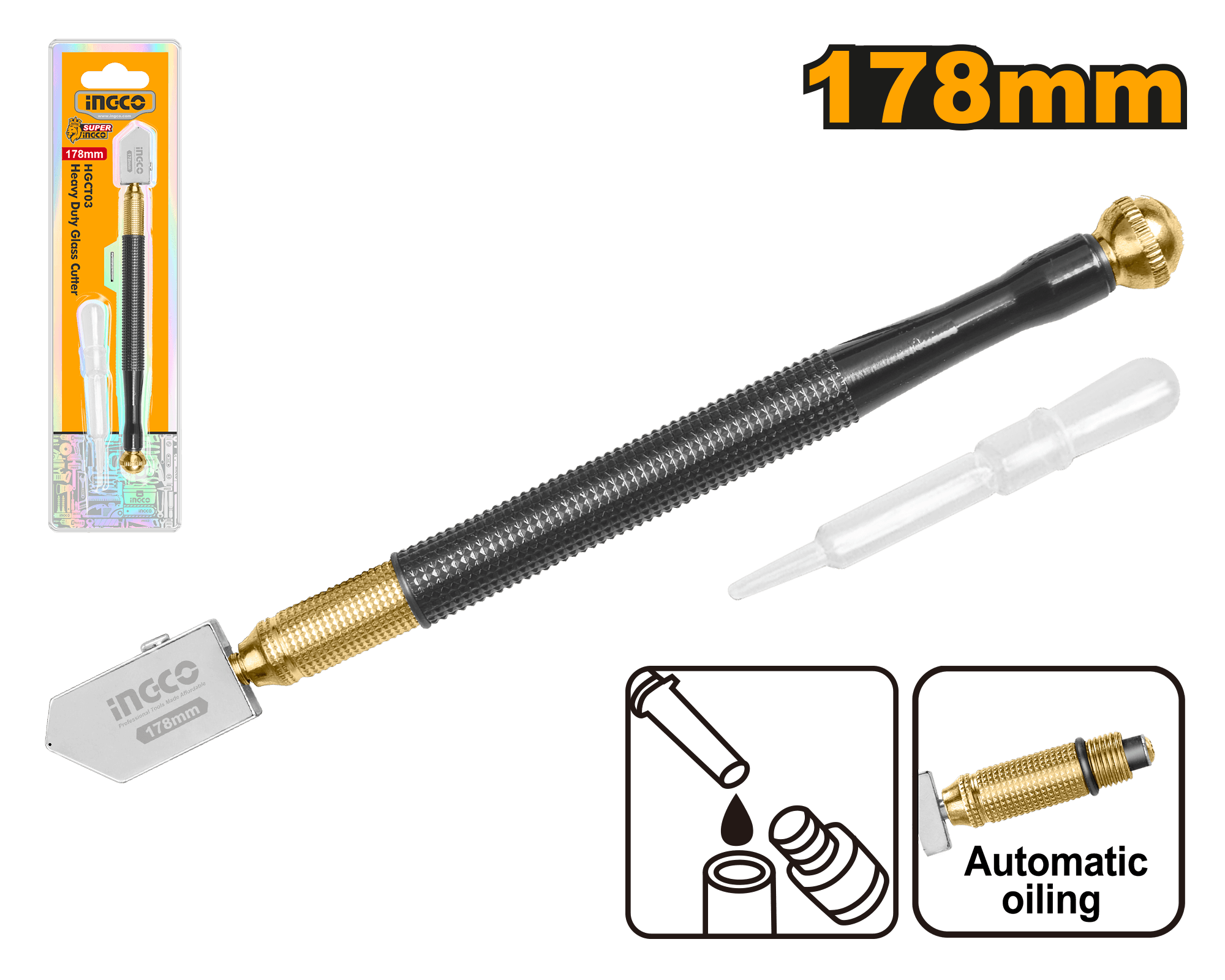 Diamant Sticla cu Maner Metal Sistem Ungere