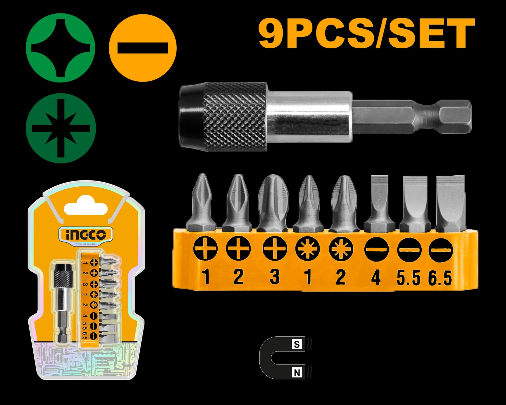 Prelungitor Biti Set 9buc