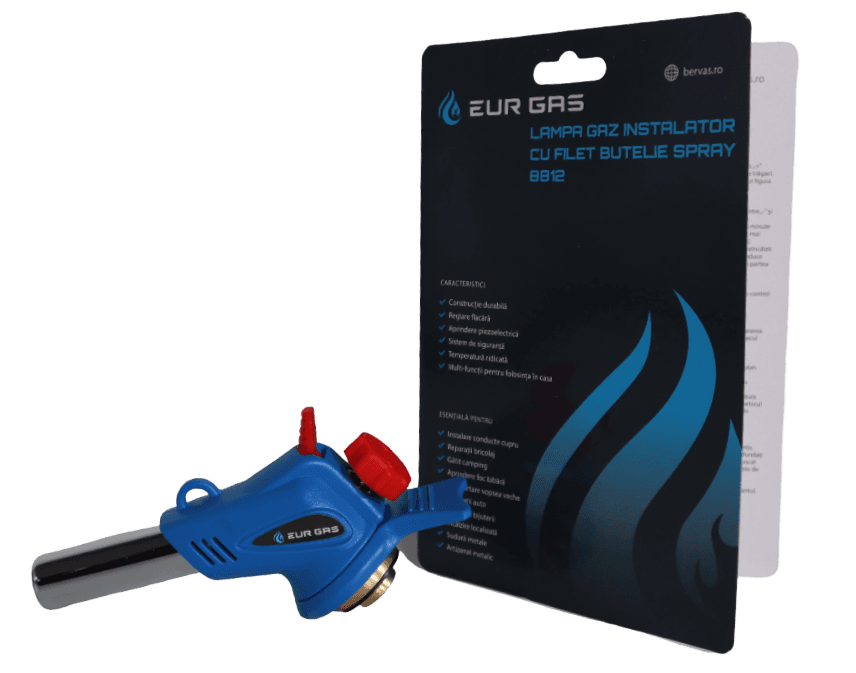 Lampa Gaz Instalator cu Filet Butelie Spray EurGas