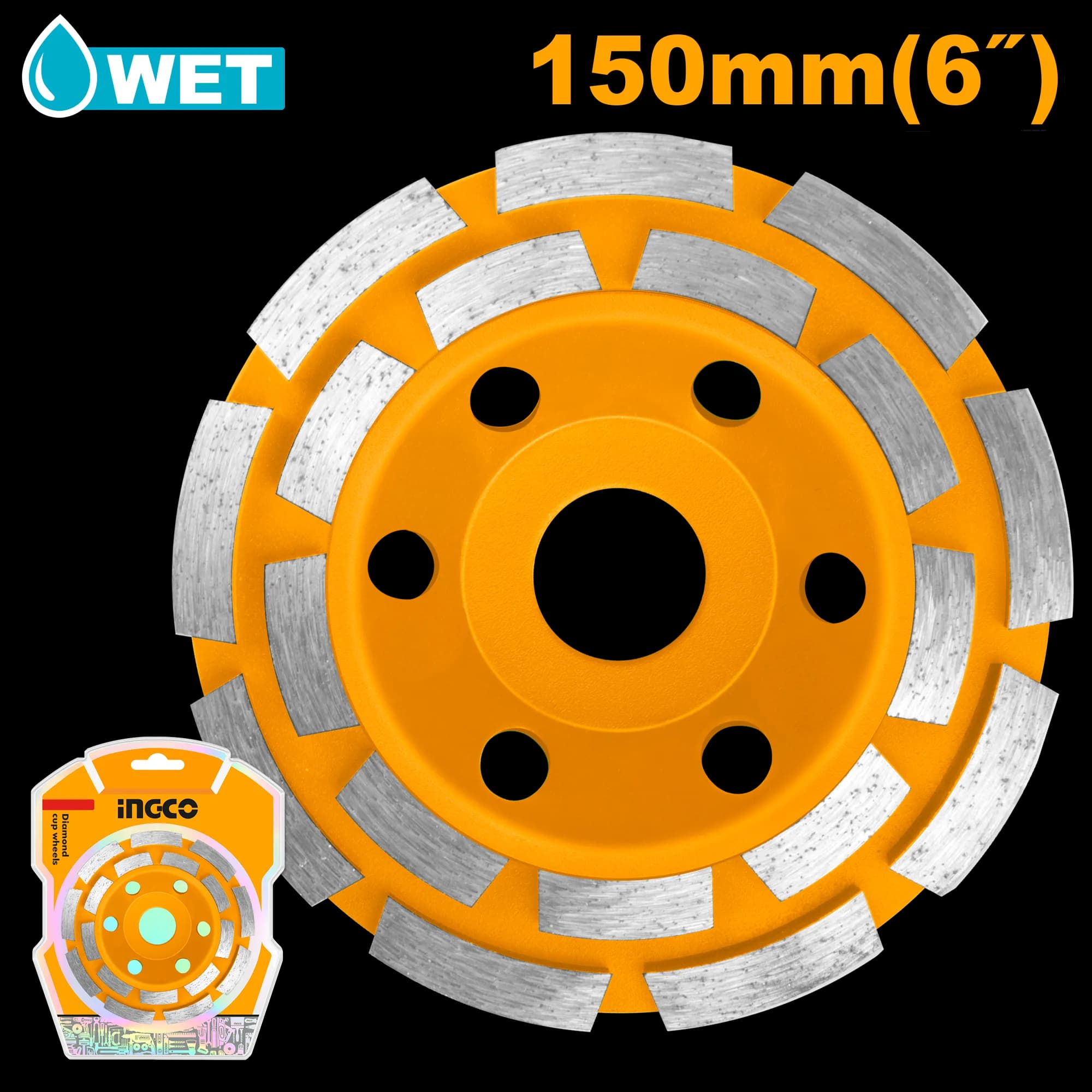 Disc Diamantat Slefuit Segmentat 150mm