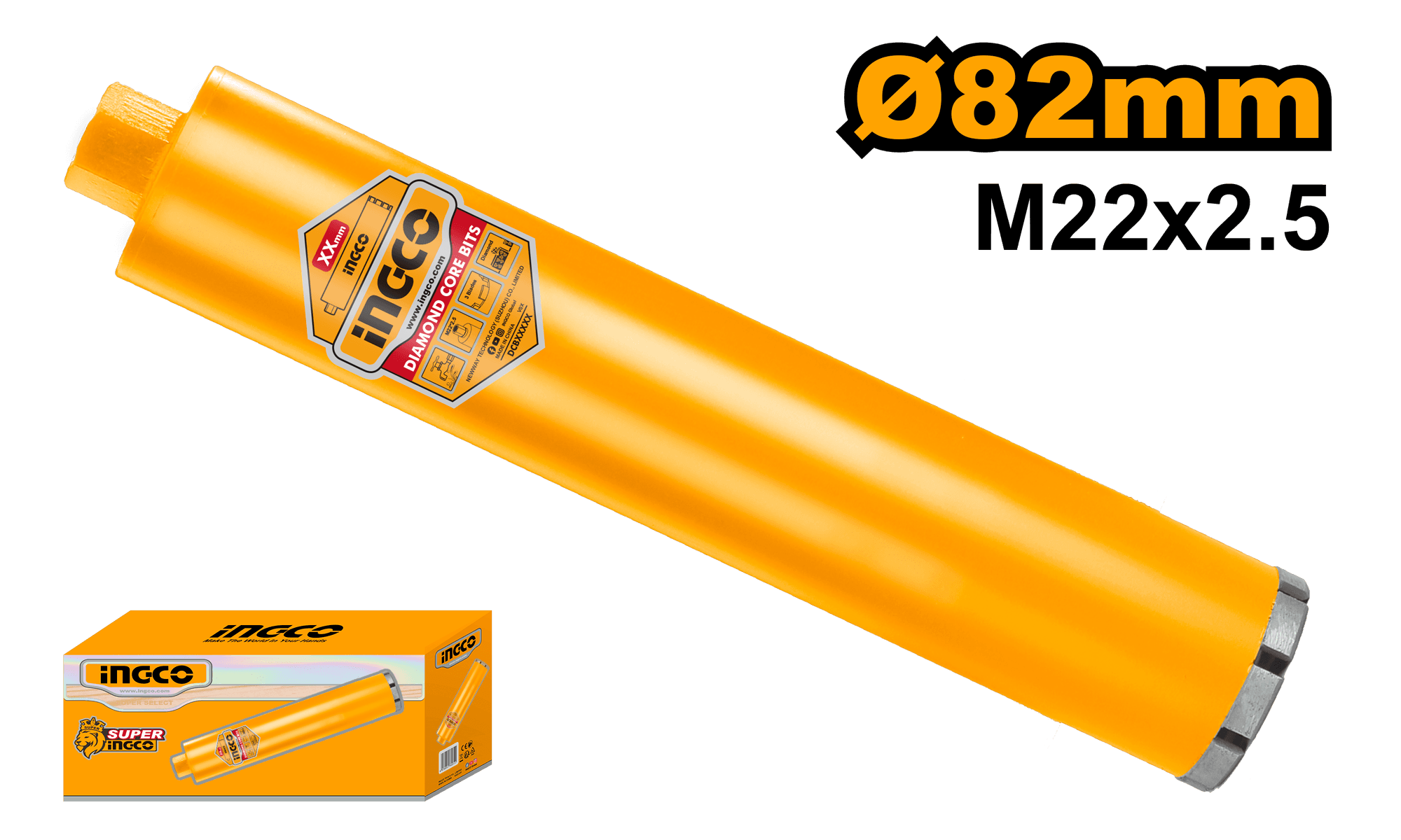 Carota Diamantata Segmentata 152x450mm m22