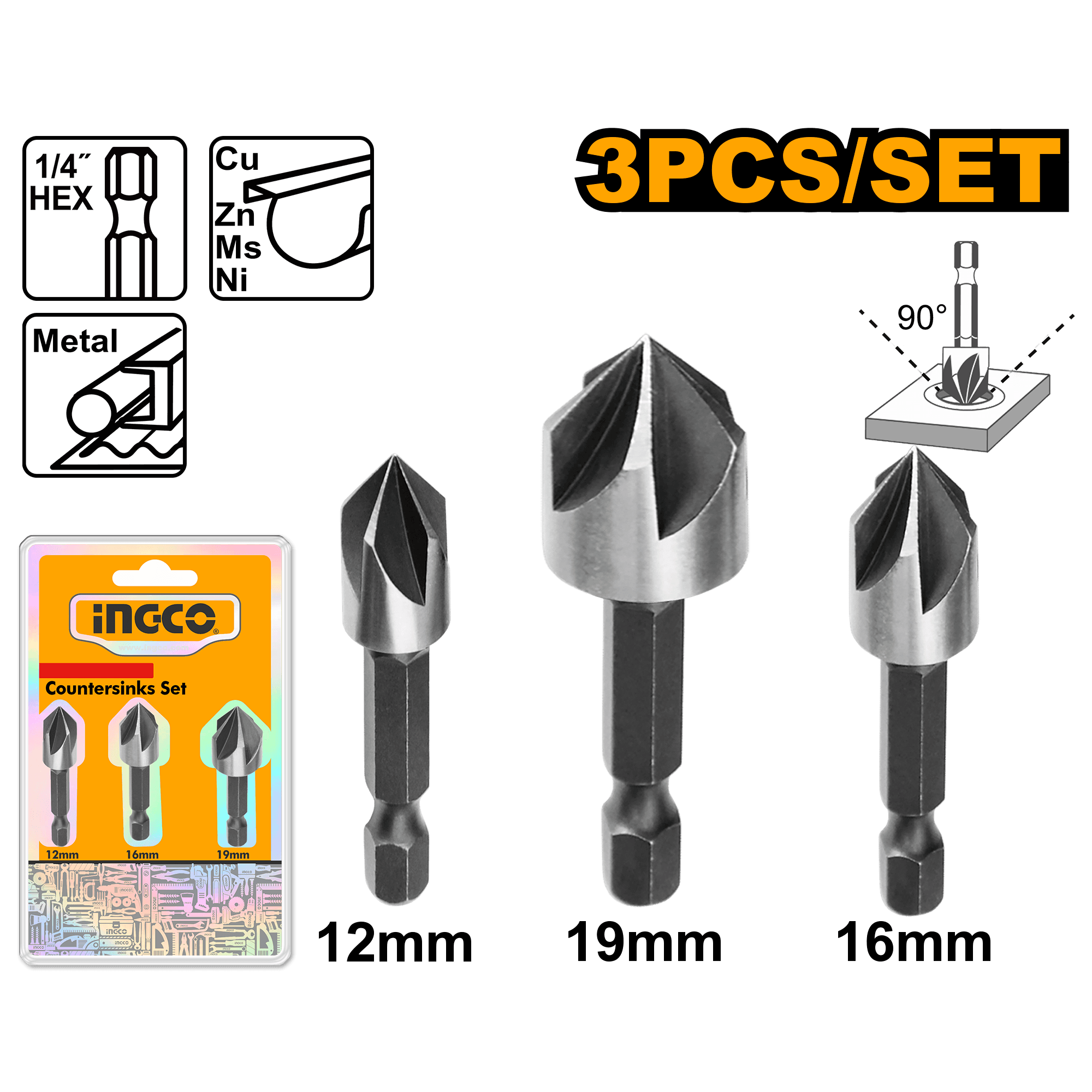 Freza Bond Metal 3 Pcs