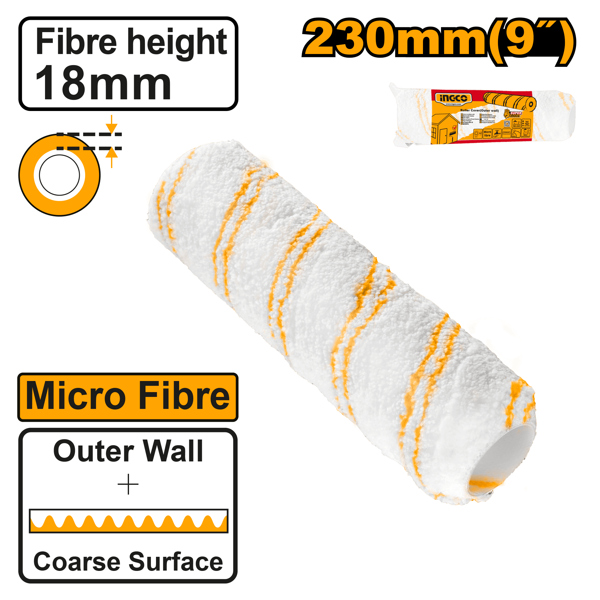 Rezerva Trafalet 230mm Fibra 18mm Exterior