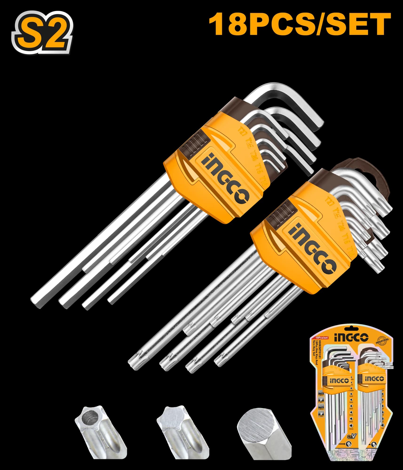 Chei Torx si Hex Set 18buc