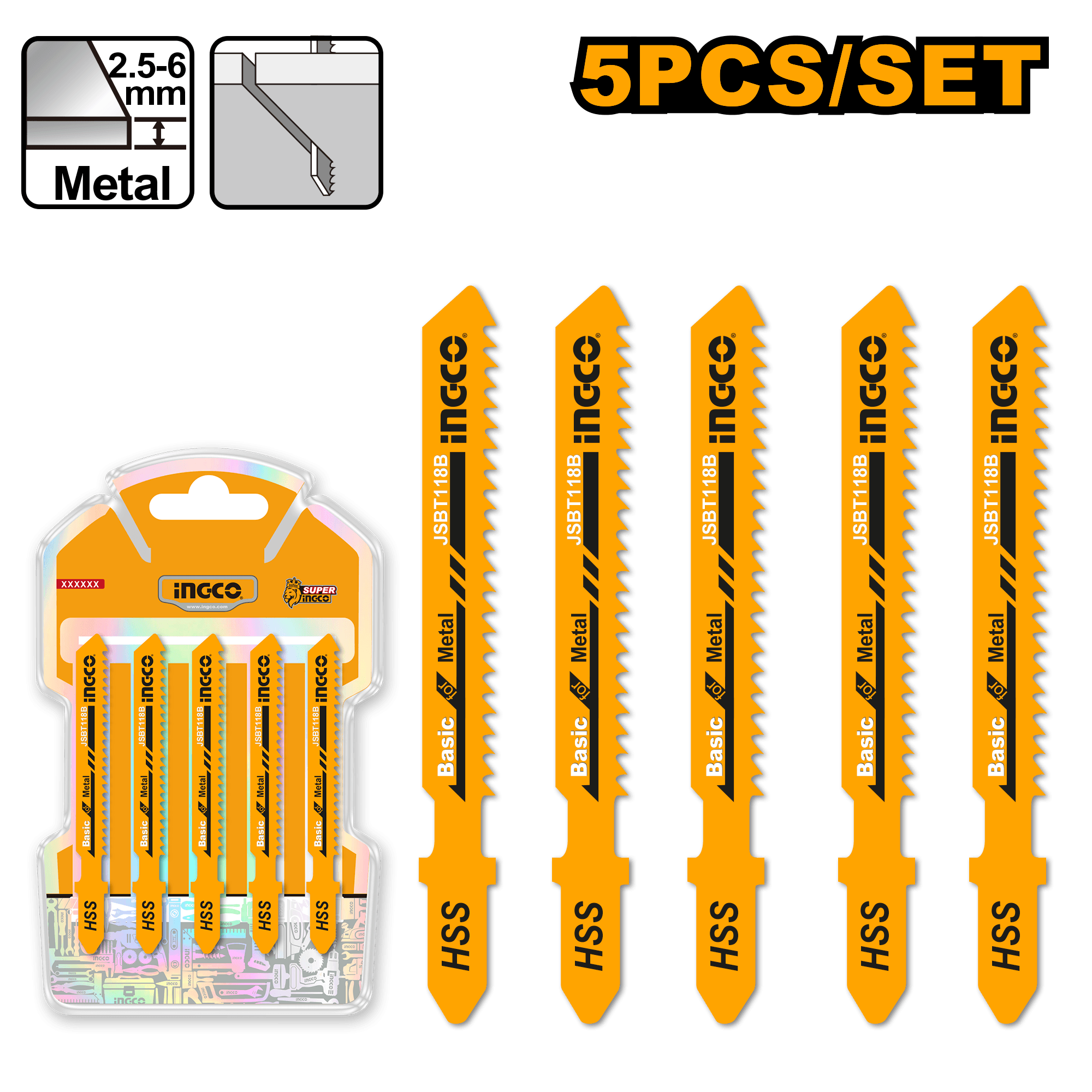 Panze Pendular Metal Set 5buc