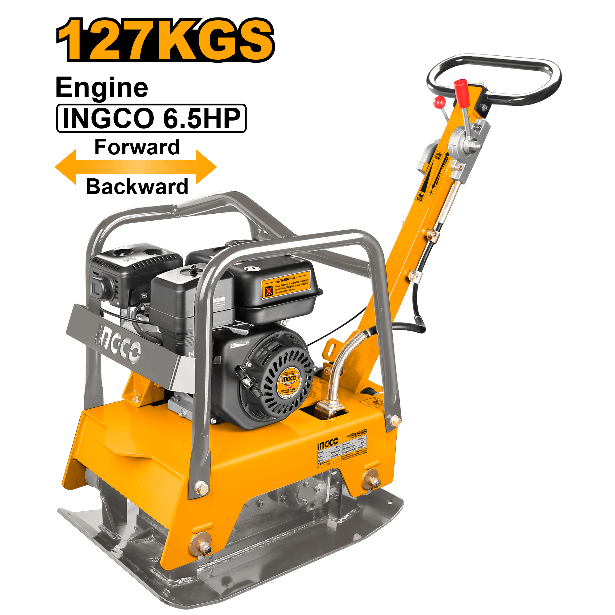 Placa Compactoare 127Kg 6.5Hp