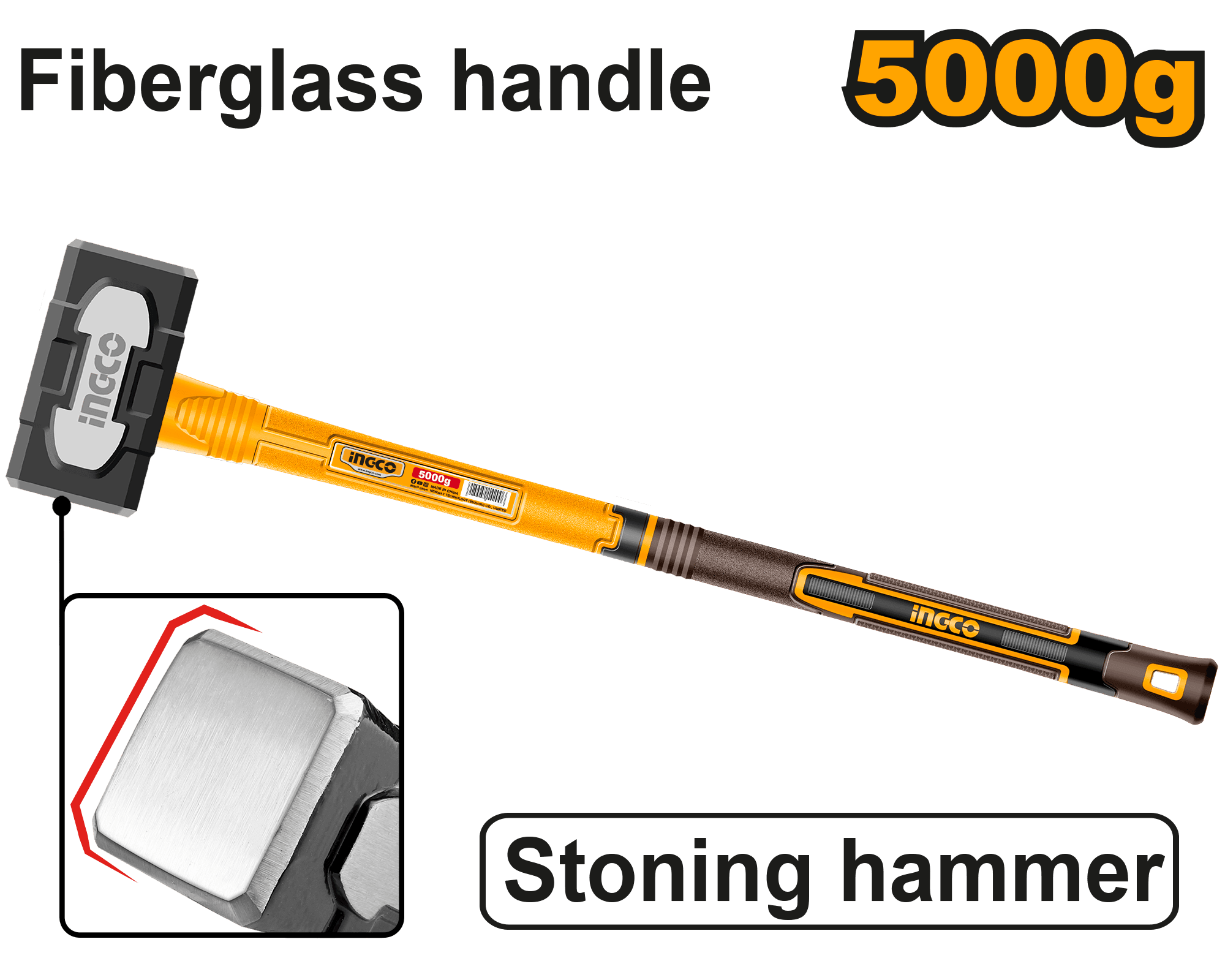 Baros 5.0Kg Maner de Fibra