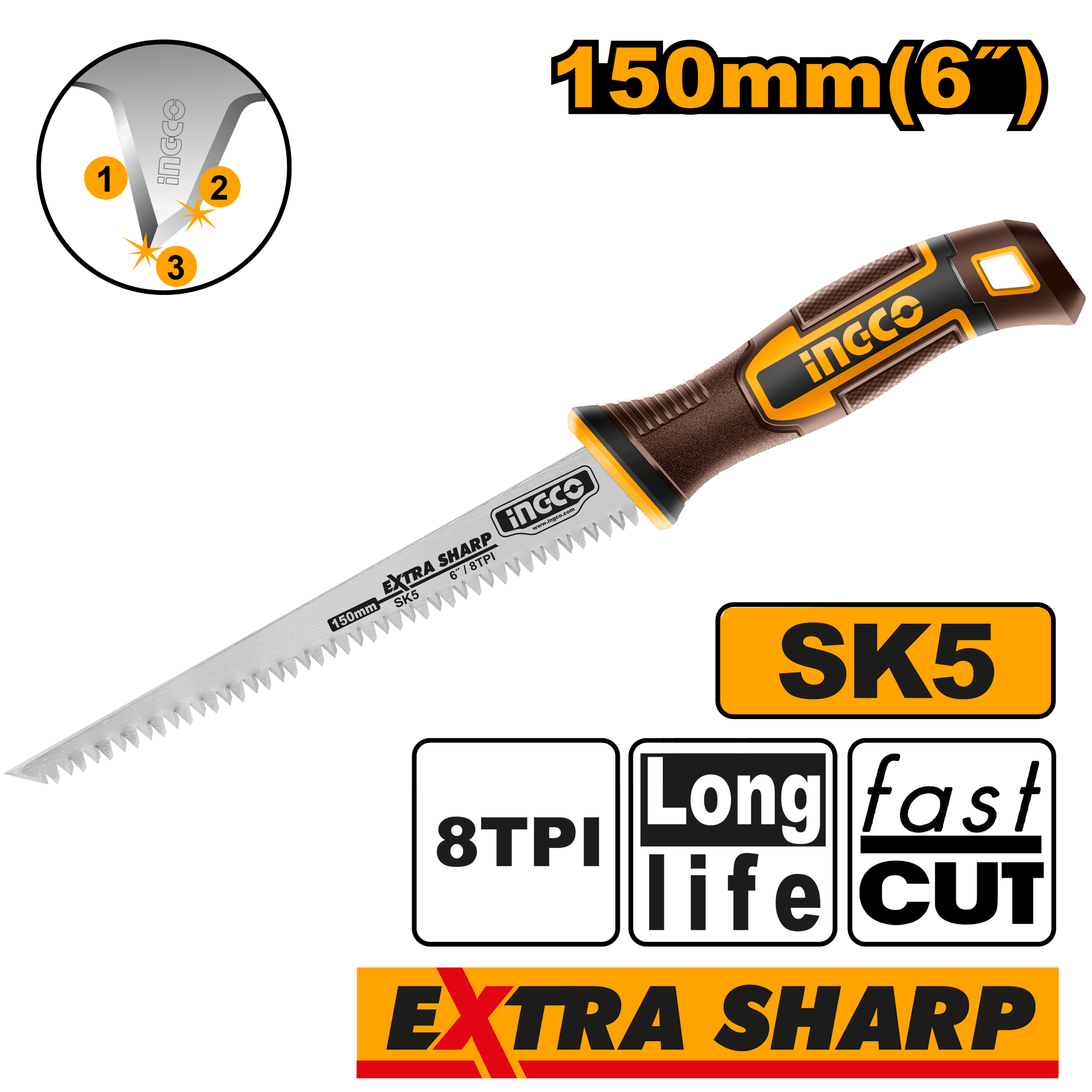 Fierastrau Manual pentru Rigips 150mm