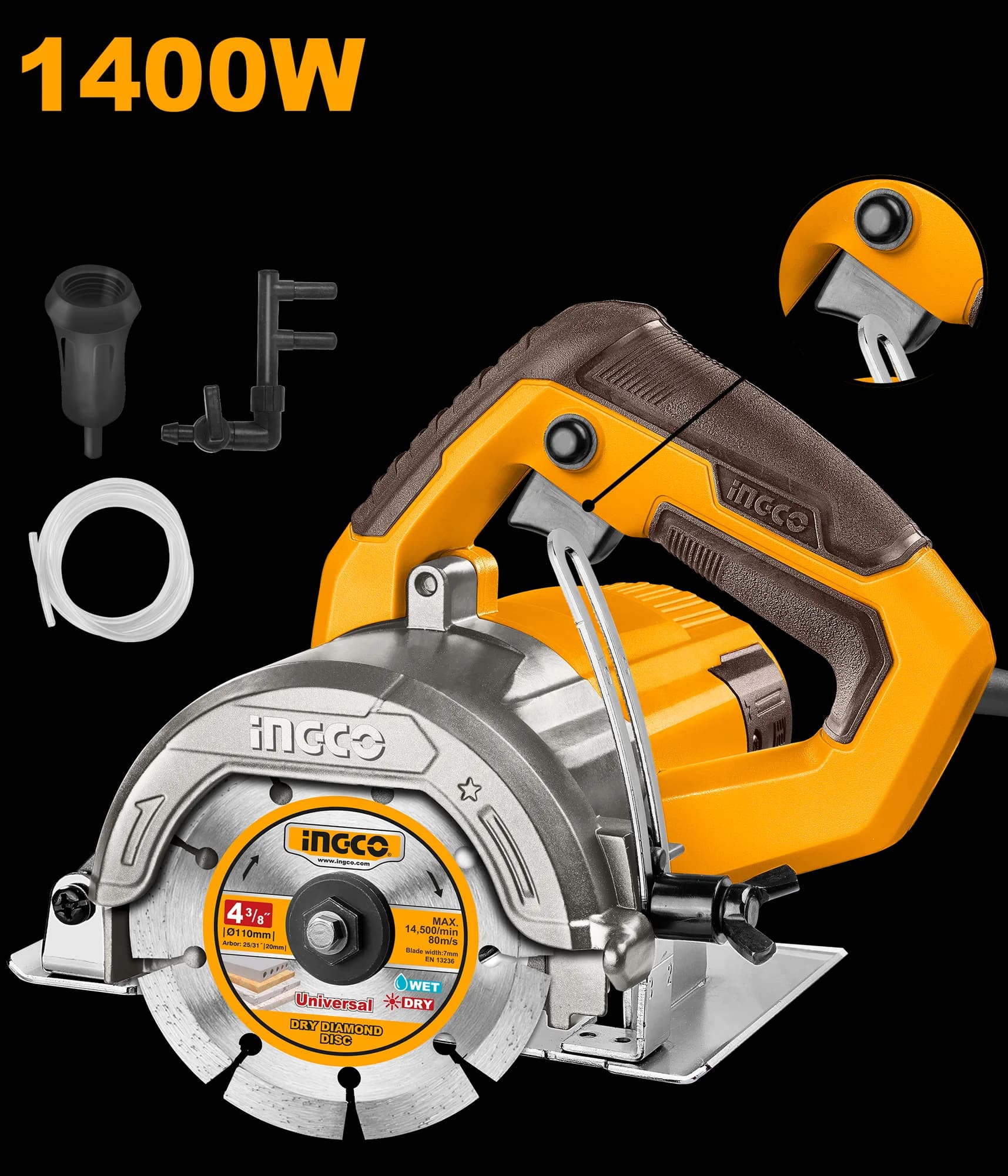 Circular pentru Ceramica 1400W 110mm