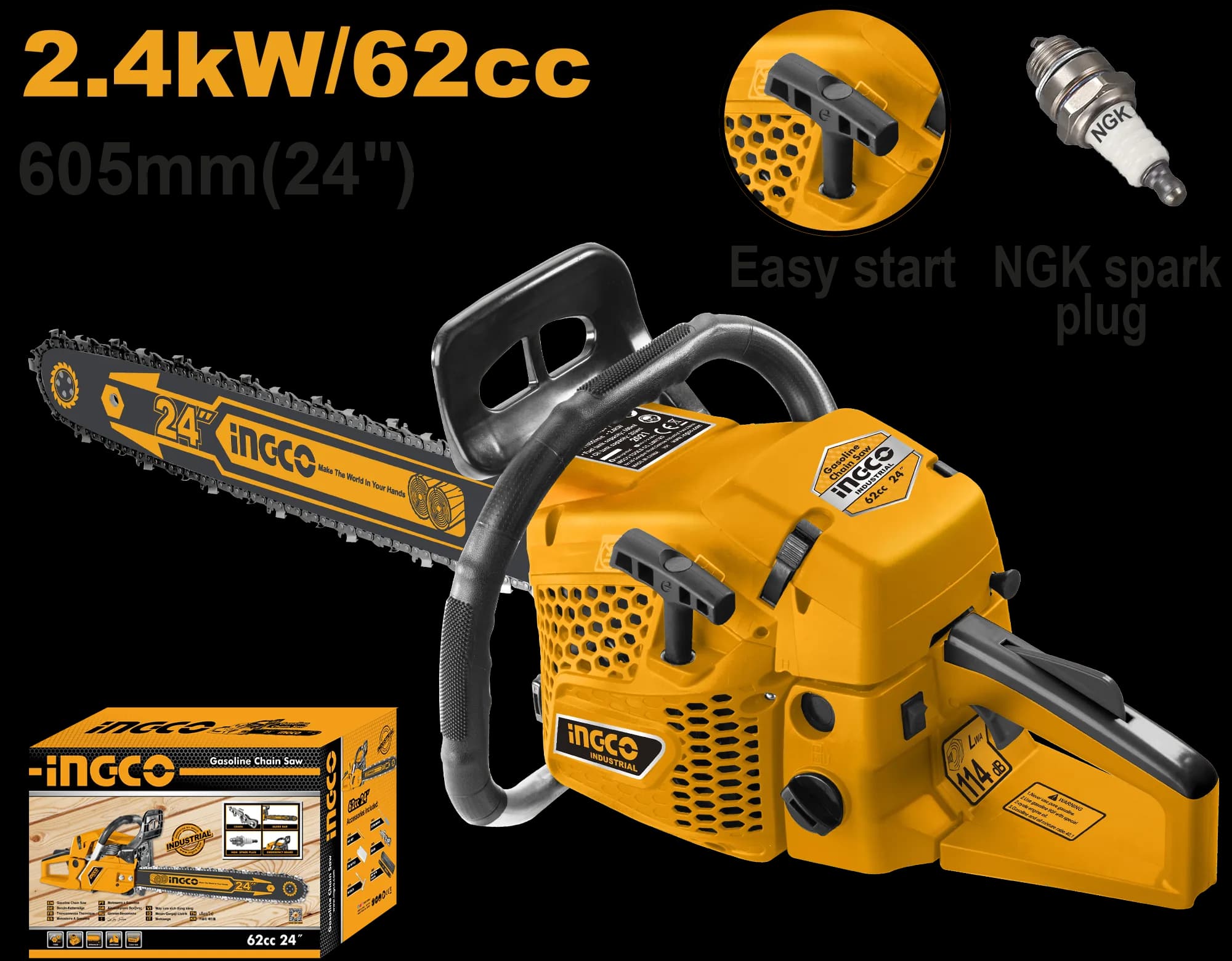 Motofierastrau Profesional 62cc 3.3Hp