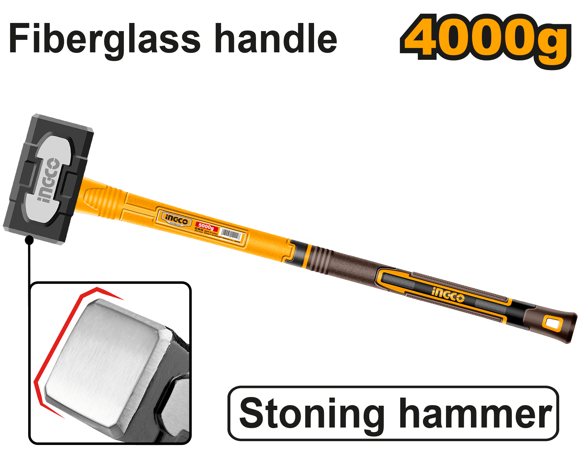 Baros cu Maner Fibra 4.0kg