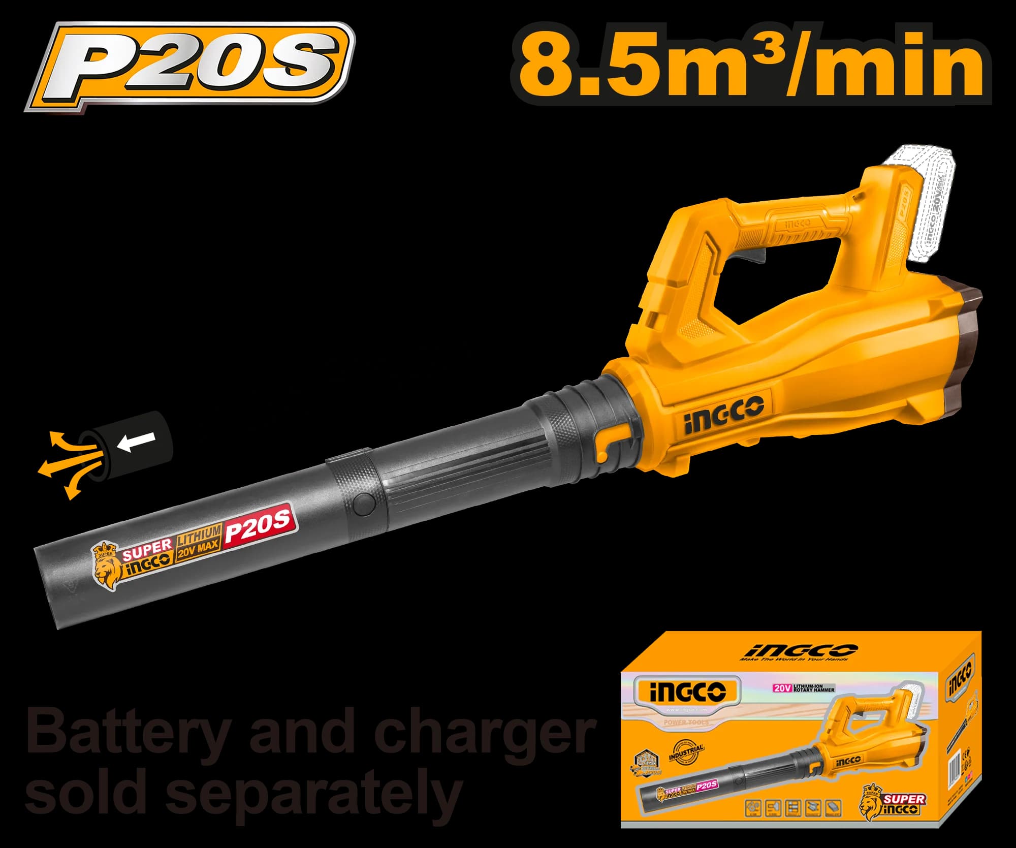 Suflanta Frunze 20V cu Turatie Fixa
