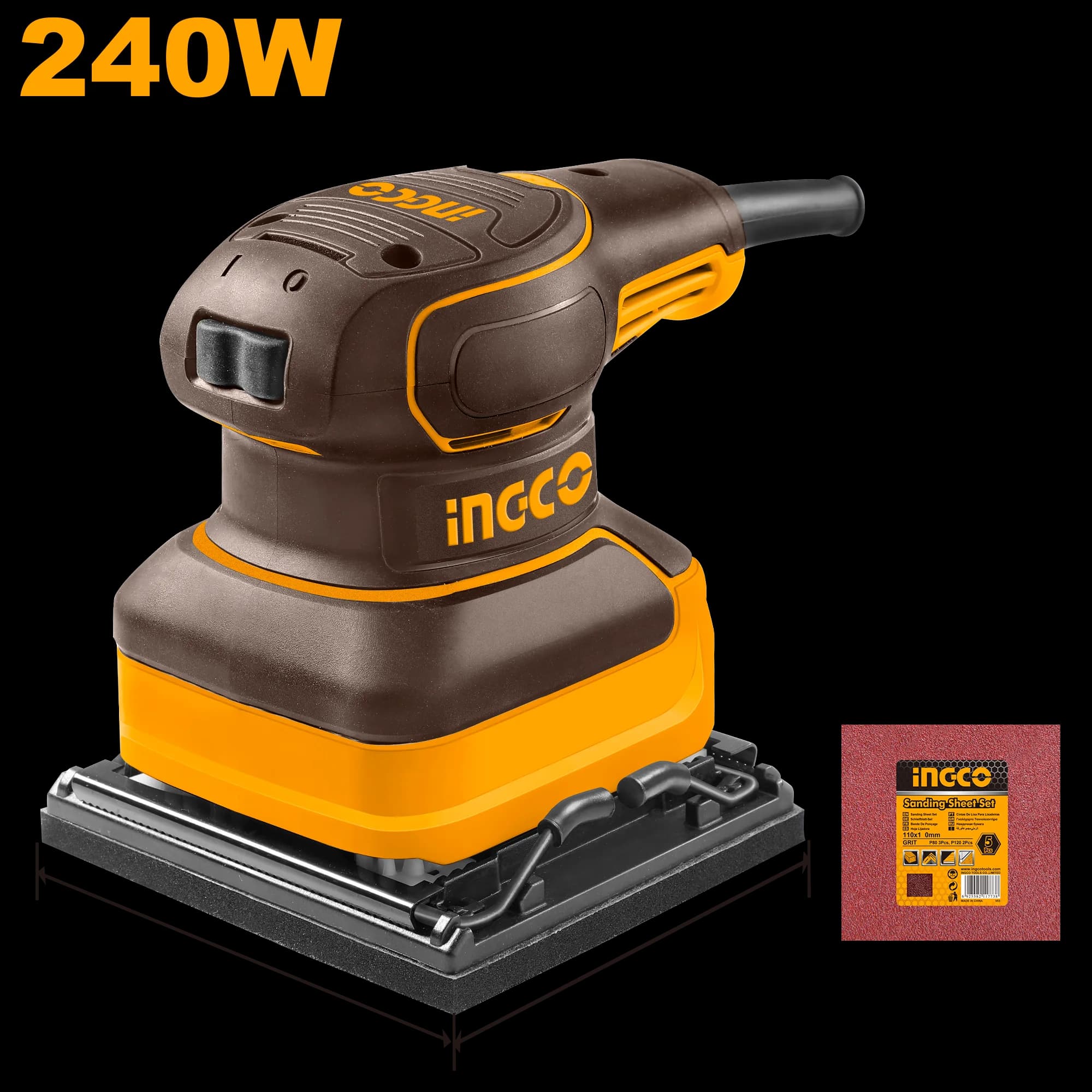 Slefuitor Electric 240W 110x100mm Industrial