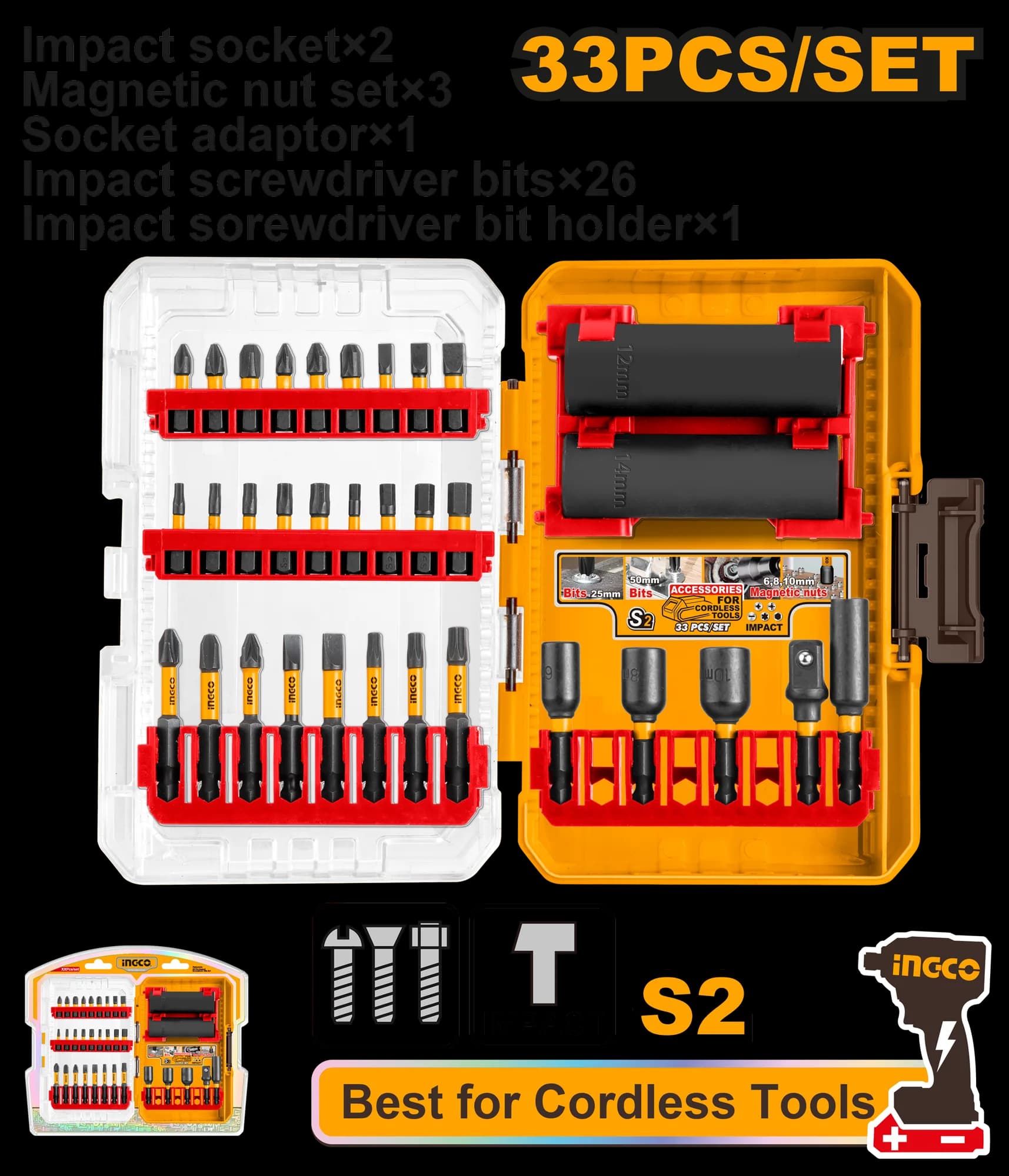 Set Biti Impact 33buc