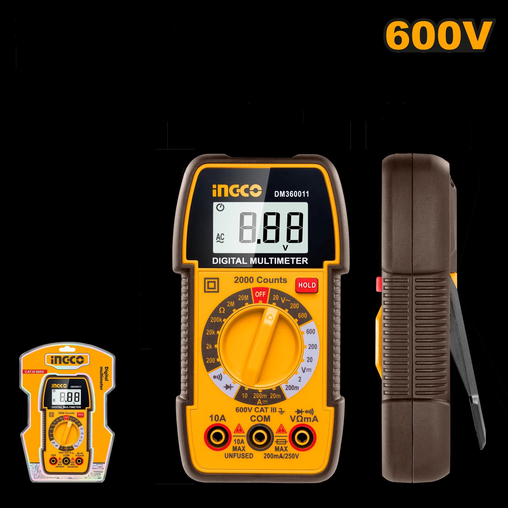 Multimetru Digital 600V Industrial 2000 Puncte