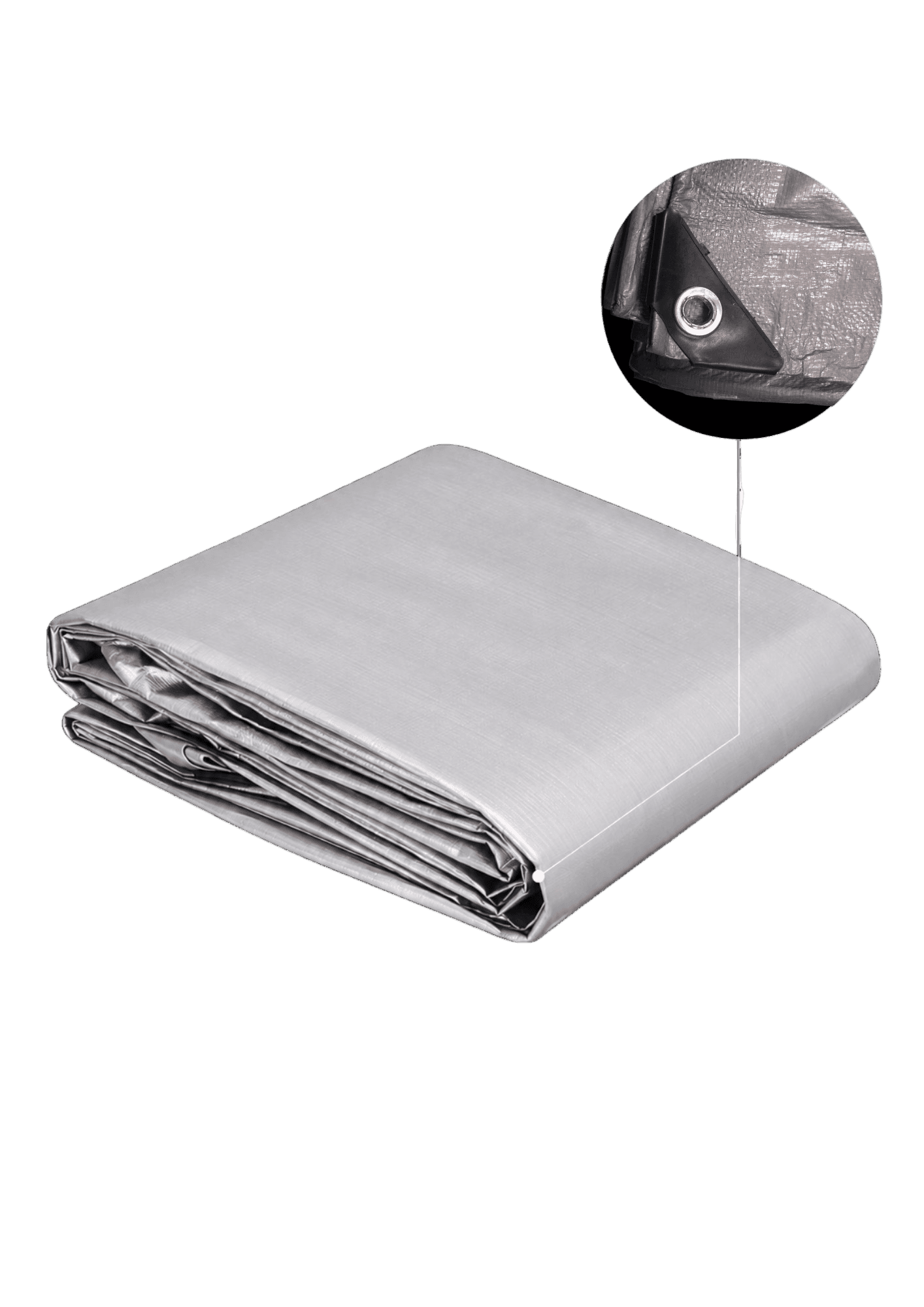 Prelata gri 4x5m 150g/m2