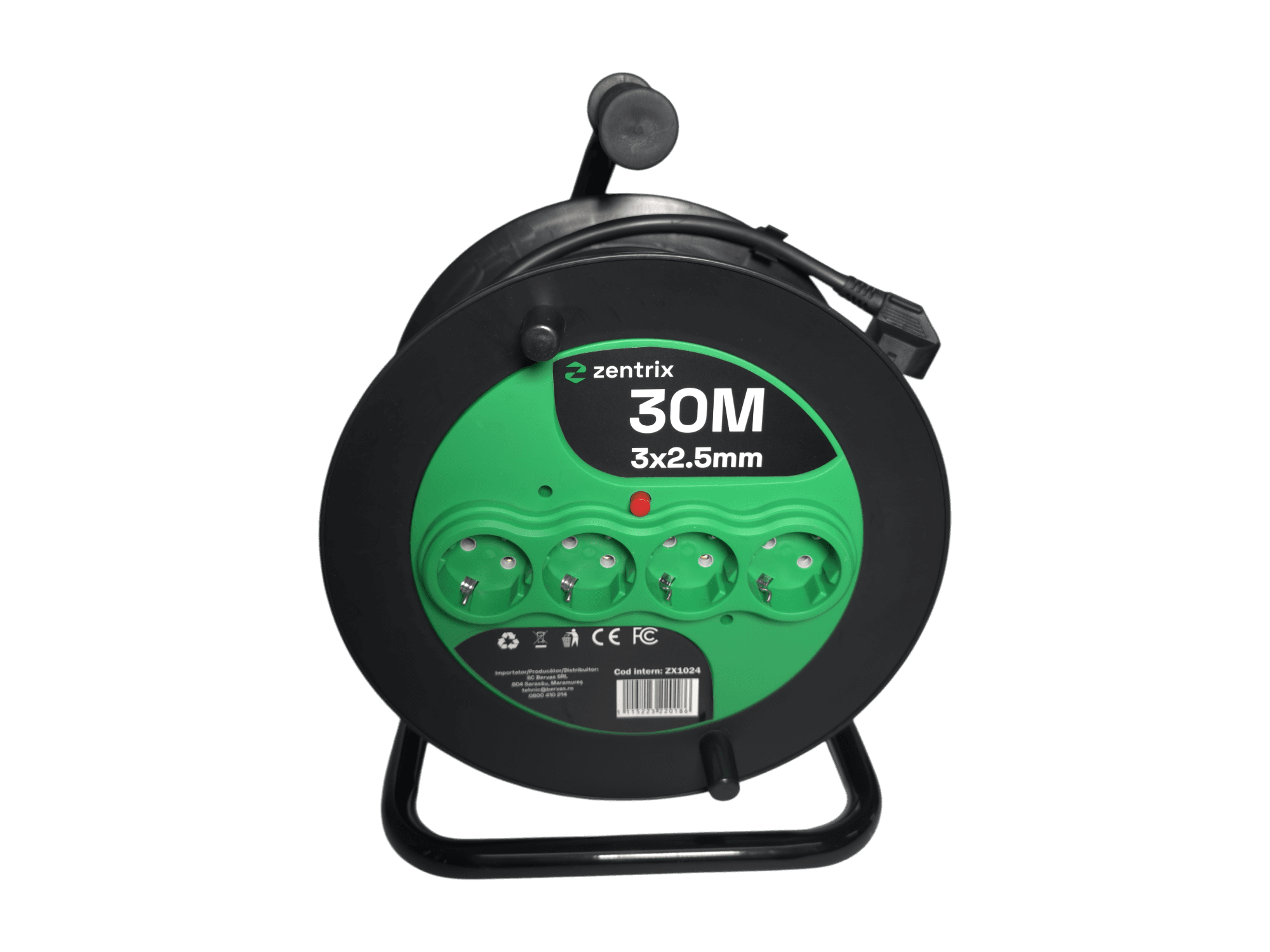 Derulator Electric Tambur Plastic 3x1.5mm 40M