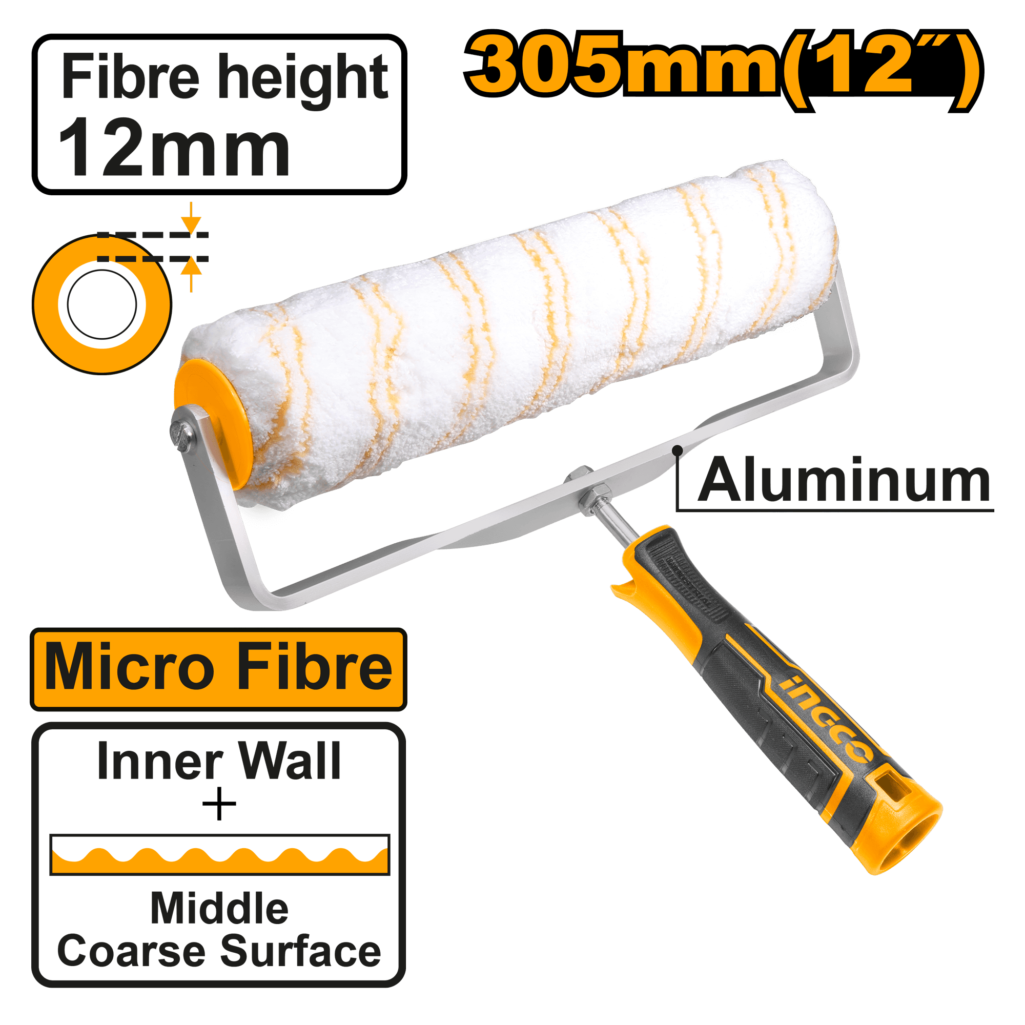 Trafalet 305mm Fibra 12mm Interior