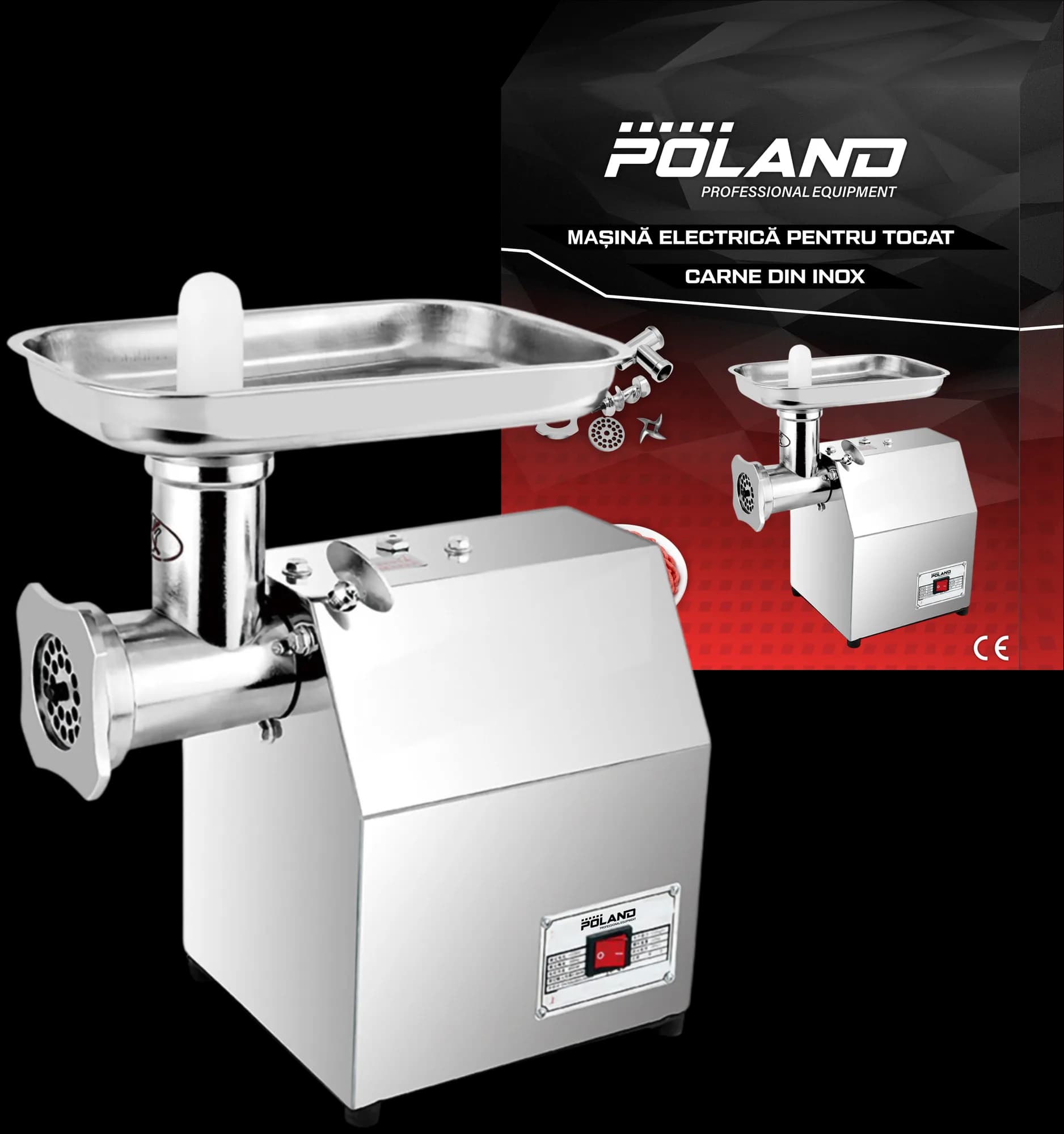 Masina Electrica de Macinat Carne Poland Inox