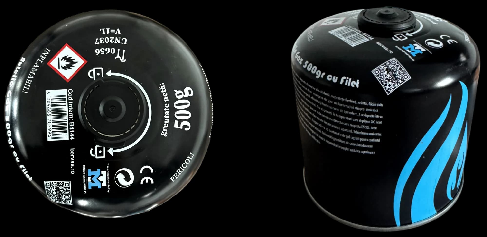 Butelie Gaz 500gr cu Filet