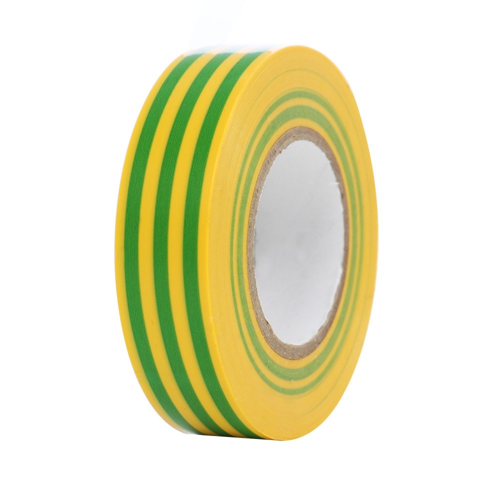 Banda Izolatoare PVC Verde/Galben 1,7mmX25m