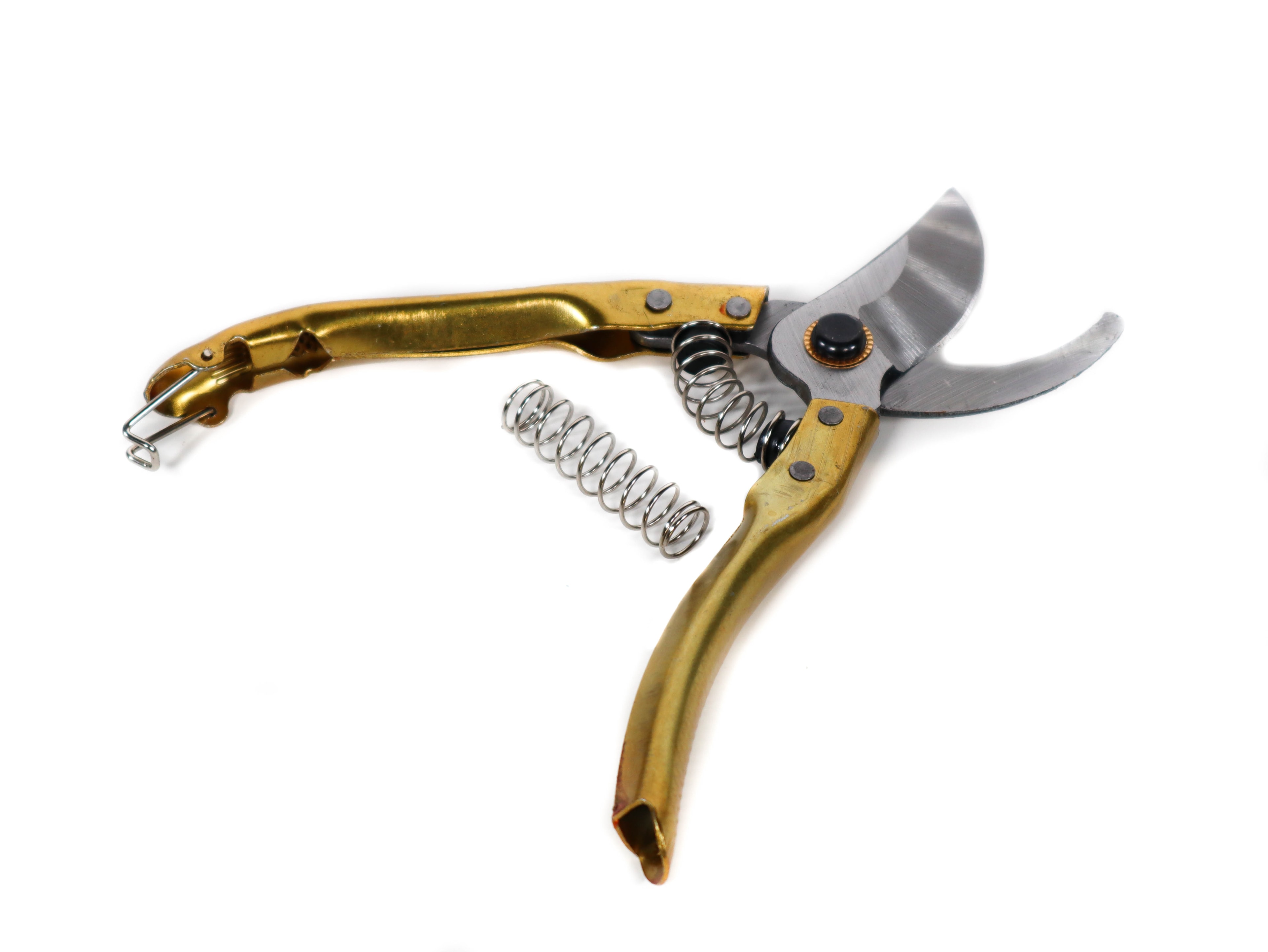 Foarfeca Vie cu Maner Metal cu Arc Spiralat Surub
