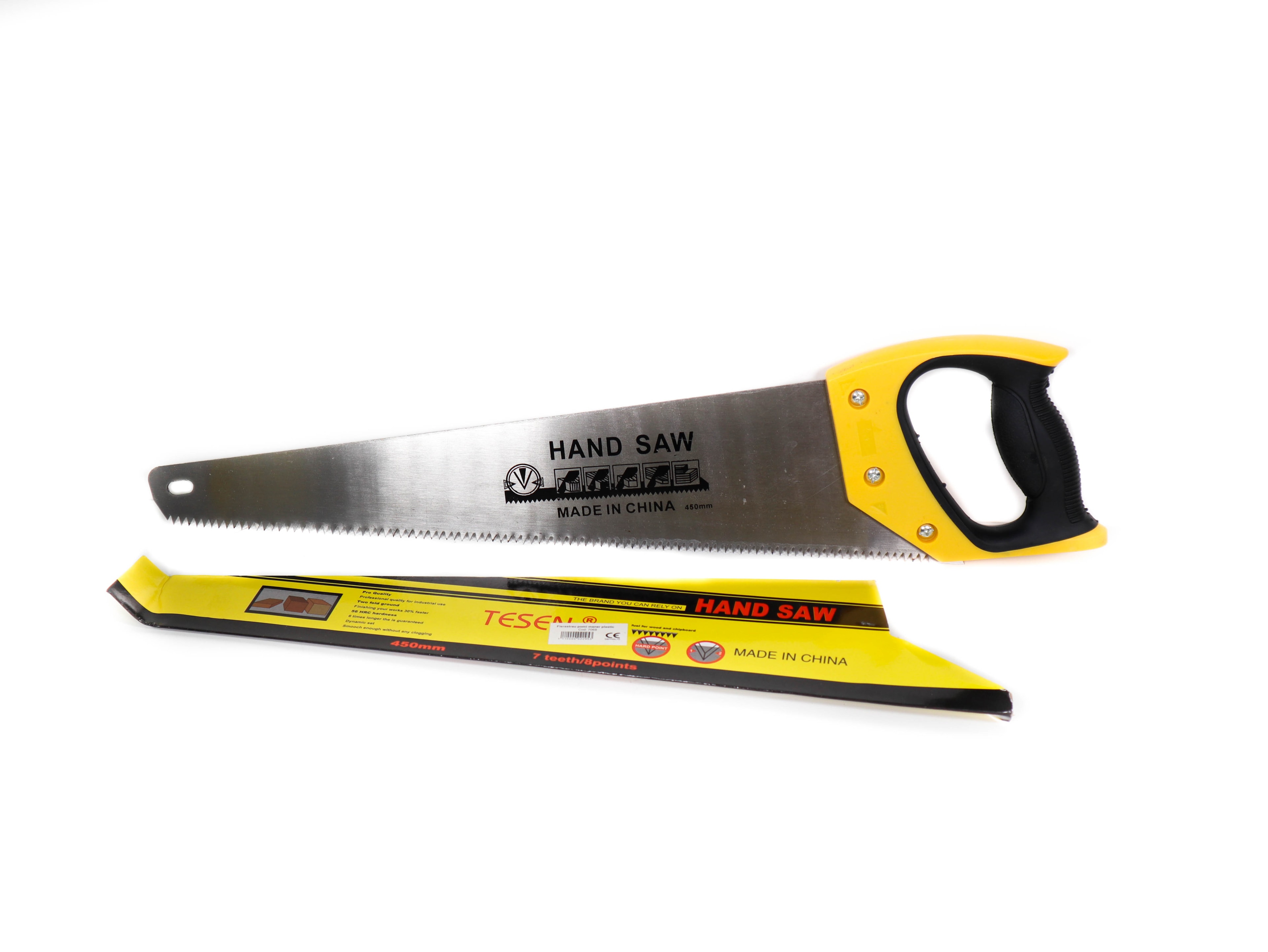 Fierastrau Manual Lemn cu Maner Plastic Cauciucat 45cm
