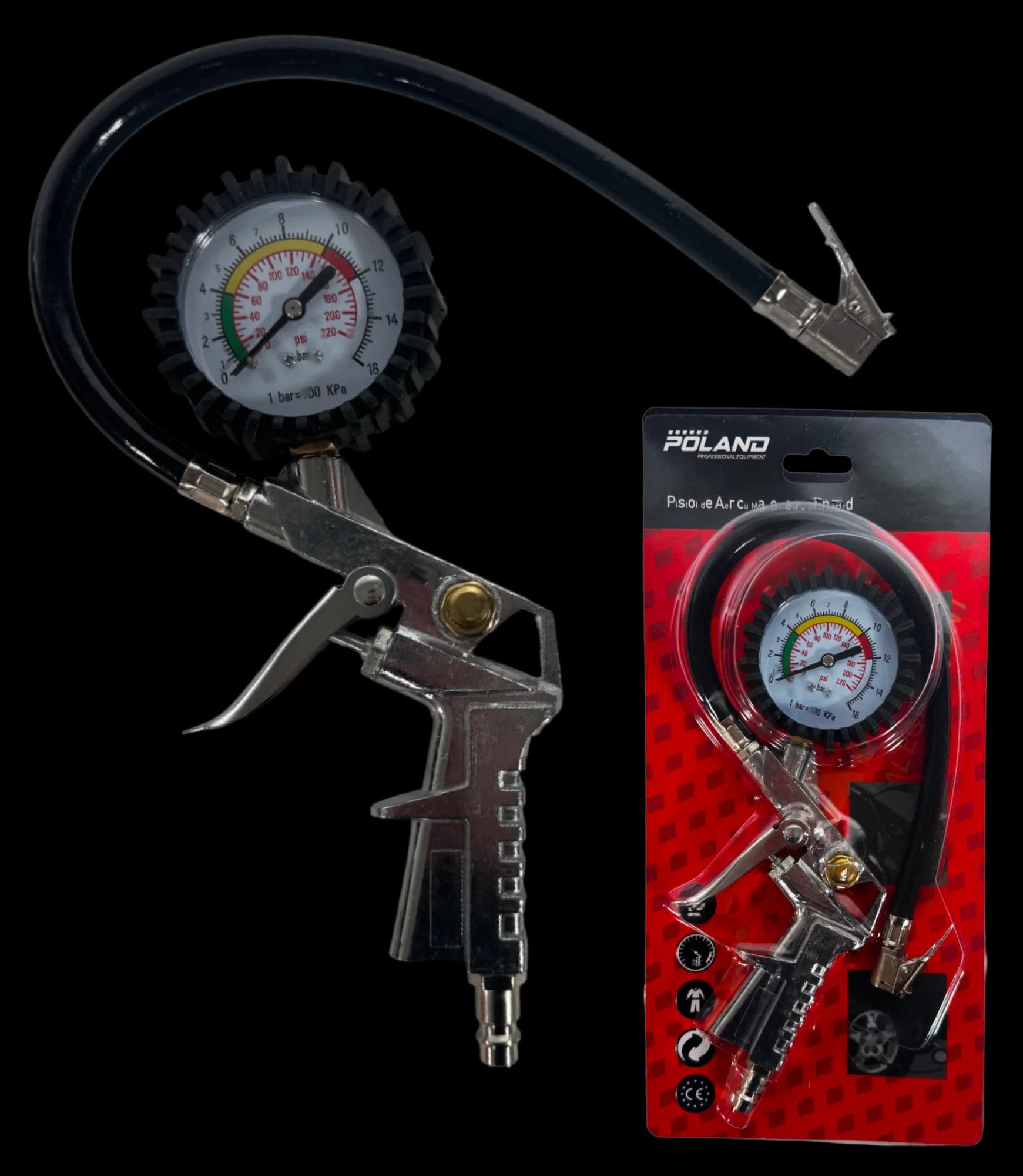 Pistol Aer cu Manometru Poland